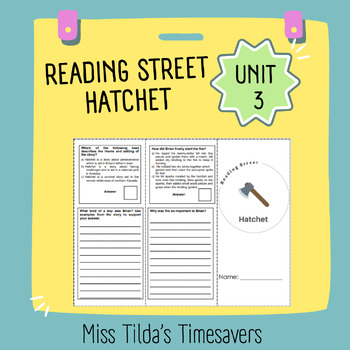 Preview of Hatchet - 6th Grade Reading Street