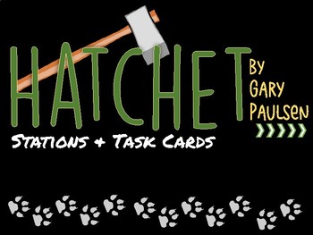 Preview of Hatchet Stations & Task Cards