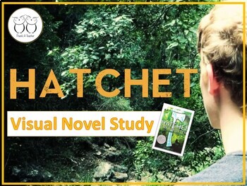 Preview of Hatchet Visual Novel Study with Comprehension Questions and Answers
