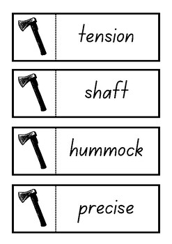 Preview of Hatchet Vocabulary Chapters 13-16 / Interactive Notebook / Novel Study / FREE