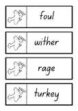 Hatchet Vocabulary Chapters 5-8 / Interactive Notebook / N