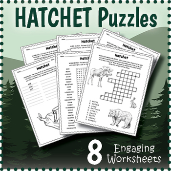 Hatchet Word Search Puzzle by Puzzles to Print | TpT