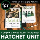 Hatchet Novel Study Unit Activities and Projects (Print & 