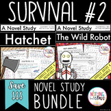 Hatchet and The Wild Robot | Novel Study Bundle