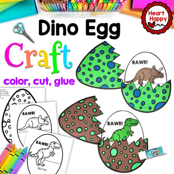 Preview of Dinosaur Egg Craft