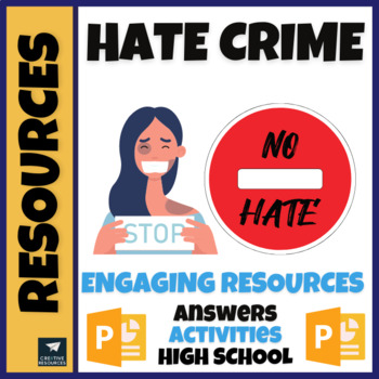 Preview of Hate Crime and Discrimination Middle School