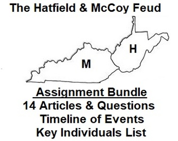 Preview of Hatfield's and McCoy's Feud Assignment Bundle (16 PDF Documents)