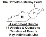 Hatfield's and McCoy's Feud Assignment Bundle (Word Documents)