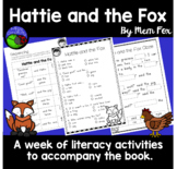 Hattie and the Fox by Mem Fox ~ A week of reading activities