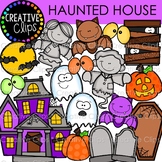 Haunted House Clipart {Halloween Clipart}