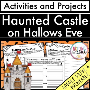 Preview of Haunted Castle on Hallows Eve | Activities and Projects | Worksheets and Digital