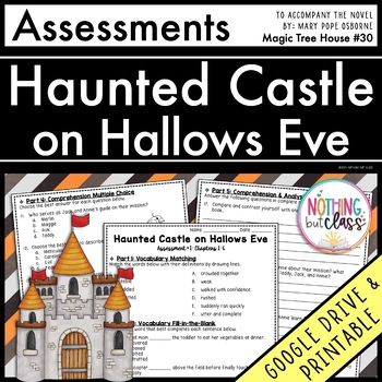 Preview of Haunted Castle on Hallows Eve - Tests | Quizzes | Assessments