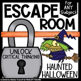 Haunted Halloween Escape Room Activity