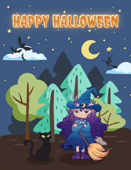 Preview of Haunted Halloween Math Worksheets for K-2