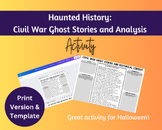 Haunted History: Civil War Ghost Stories & Analysis Guided