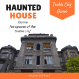 Haunted House {A game for practicing space notes on the tr