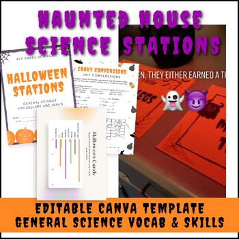 Preview of Haunted House Classroom Transformation for Science Stations