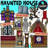 Haunted House Clip Art Set {Educlips Clipart}
