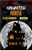 Haunted House Coloring Book - Halloween Color Book, Hallow
