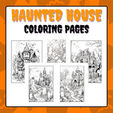 Haunted House Coloring Pages | Halloween Activities