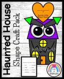 Haunted House Craft, Shape Activity for Halloween / Trick-