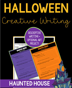 Preview of Haunted House - Creative Writing Project (grades 3-8)