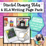 Haunted House Directed Drawing Automatic PPT | ELA Writing Pages