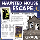 Haunted House ESCAPE ROOM Halloween Math & Reading Activit
