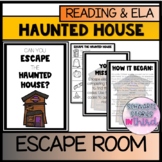 Haunted House Halloween Escape Room with Reading and Gramm