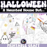 Haunted House Halloween Printable Craft for Big Kids