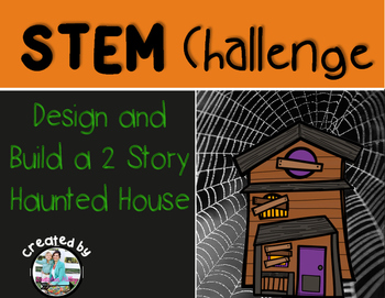 Preview of Haunted House Halloween STEM Engineering Challenge