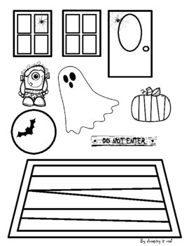 Preview of Haunted House Paper Bag Craft