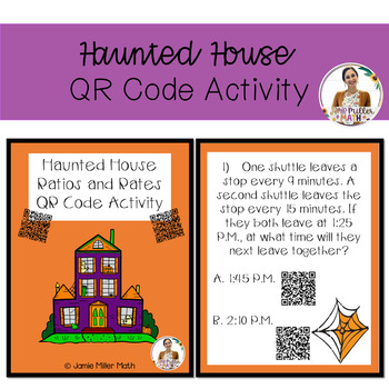 The Editable Haunted House QR Code Activity by Sixth Grade 