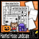 Roll a Haunted House and Halloween Landscape Roll and Draw