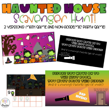 Preview of Haunted House: Scavenger Hunt!