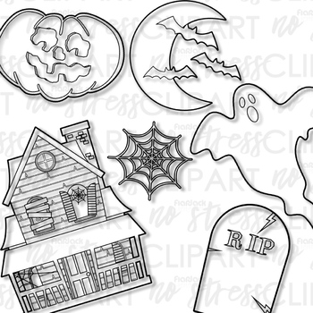 haunted house clip art black and white