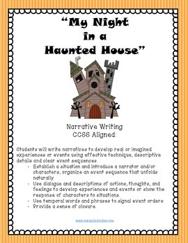 descriptive writing on a haunted house