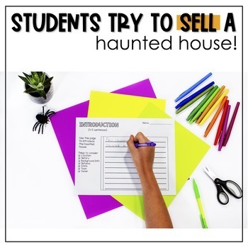 HAUNTED HOUSE for Sale | Haunted House Writing | OCTOBER Writing Prompts & Craft