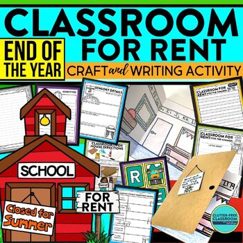 Preview of END OF THE YEAR activity craft writing bulletin board project Classroom for Rent