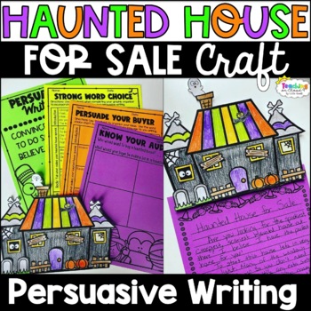 Preview of Haunted House for Sale Persuasive Writing Halloween Writing Craft