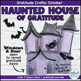 Haunted House of Gratitude Craftivity | Gratitude | Hallow