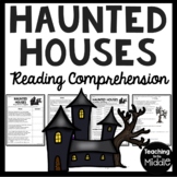 Haunted Houses poem by Longfellow Reading Comprehension Worksheet