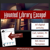 Haunted Library Escape! Use with your content, escape room