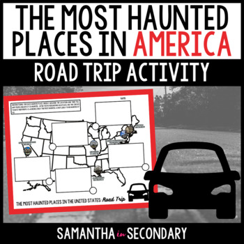 Preview of Haunted Places Road Trip Activity