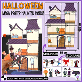 Haunted house- Mega poster and halloween costumes cutouts-