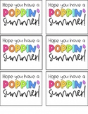 Have A Poppin' Summer Gift Tags