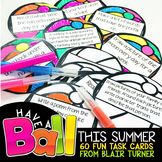 Summer Review Task Cards for Students Entering Grades 3 - 5