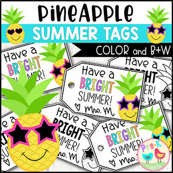 Preview of Have a Bright Summer Gift Tags