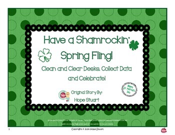 Preview of Have a Shamrockin' Spring Fling!  Clean Desks, Collect Data and Celebrate!