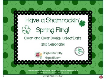 Preview of Have a Shamrockin' Spring Fling!  Power Point Packet-Clean Desks, Collect Data..